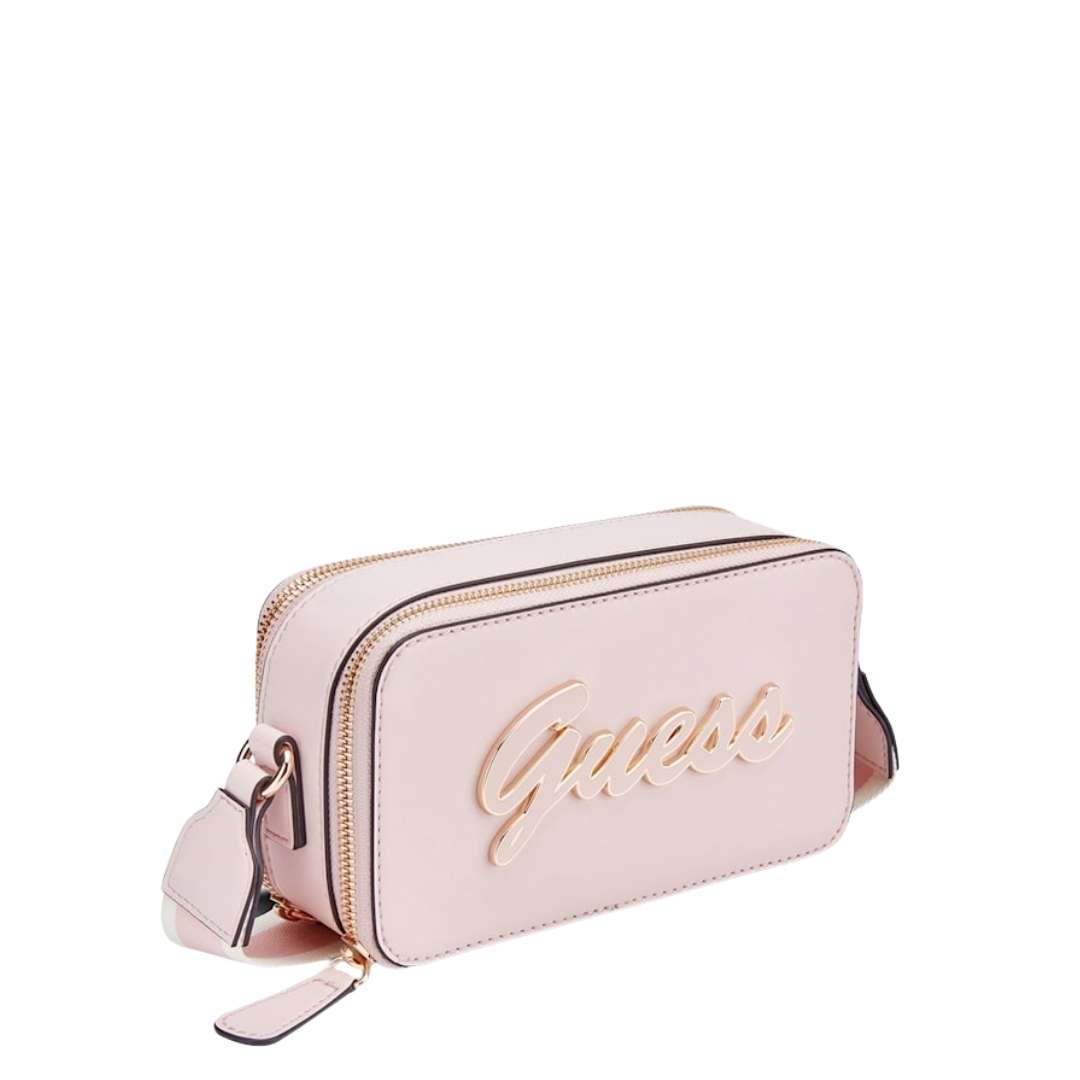 Bolso bandolera mini con doble cremallera