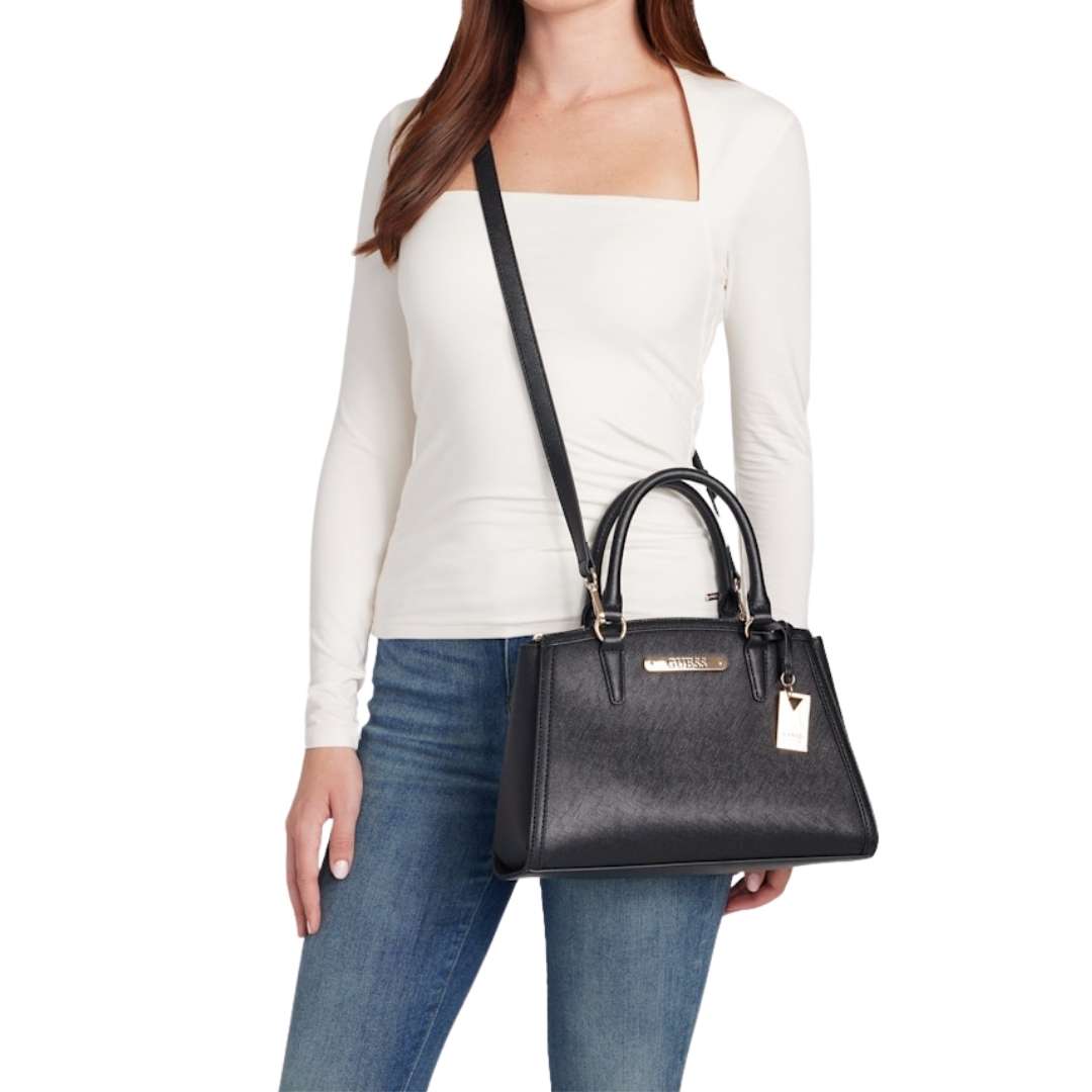 Saffiano Satchel