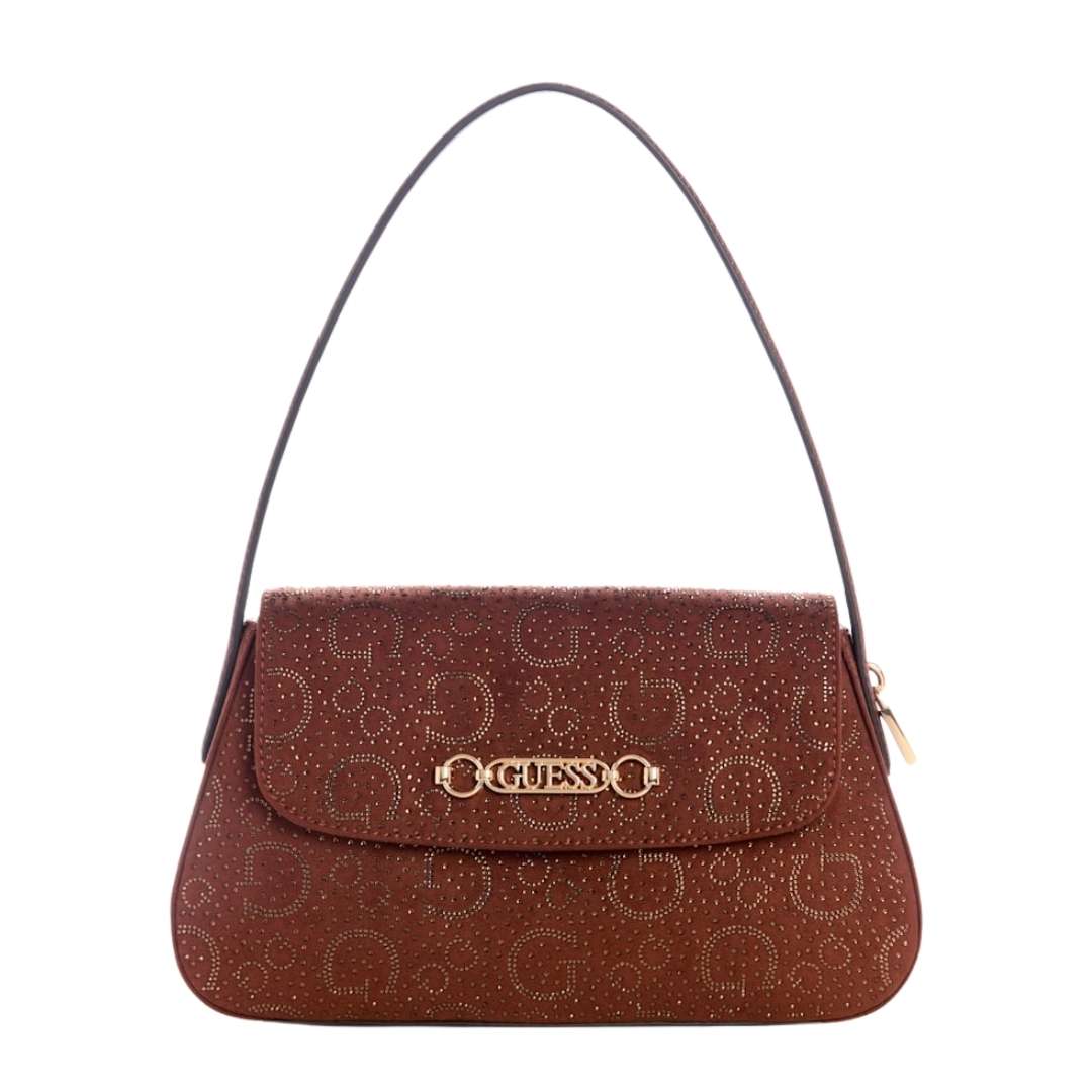 Baguette Logo Shoulder Bag