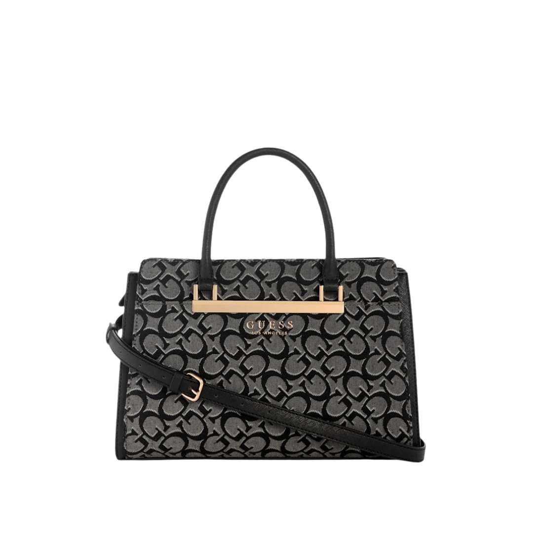 Bolso Jacquard Logo Satchel