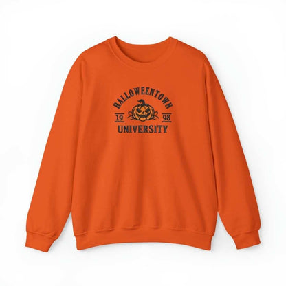 Bordado "HALLOWEENTOWN" en sudadera cuello redondo. EDICION ESPECIAL.