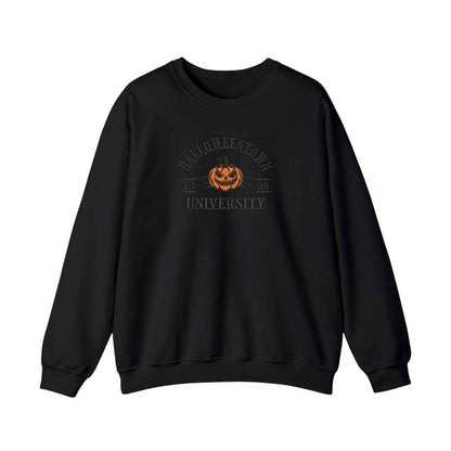 Bordado "HALLOWEENTOWN" en sudadera cuello redondo. EDICION ESPECIAL.