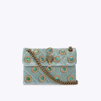 Crossbody mini de terciopelo