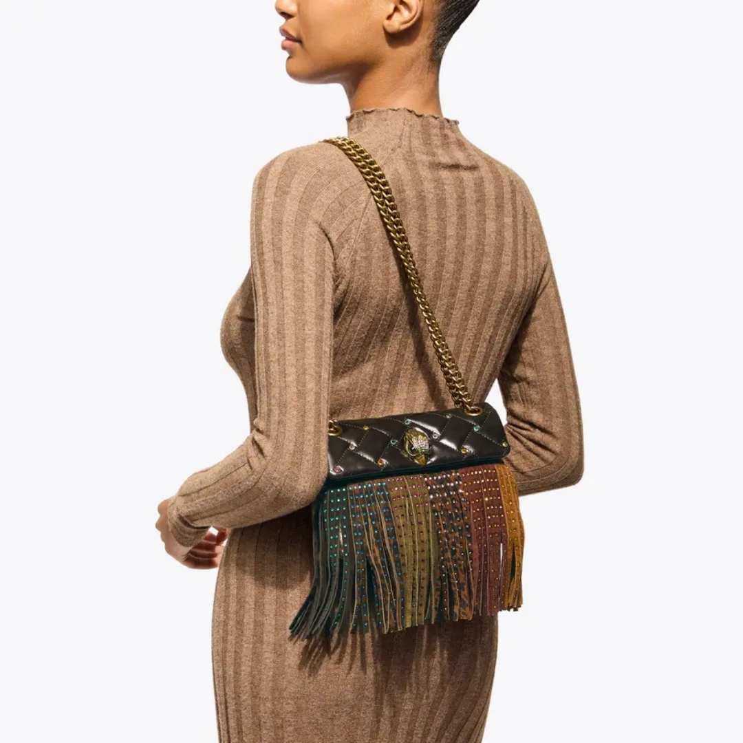 Bolso mini con flecos Kensington