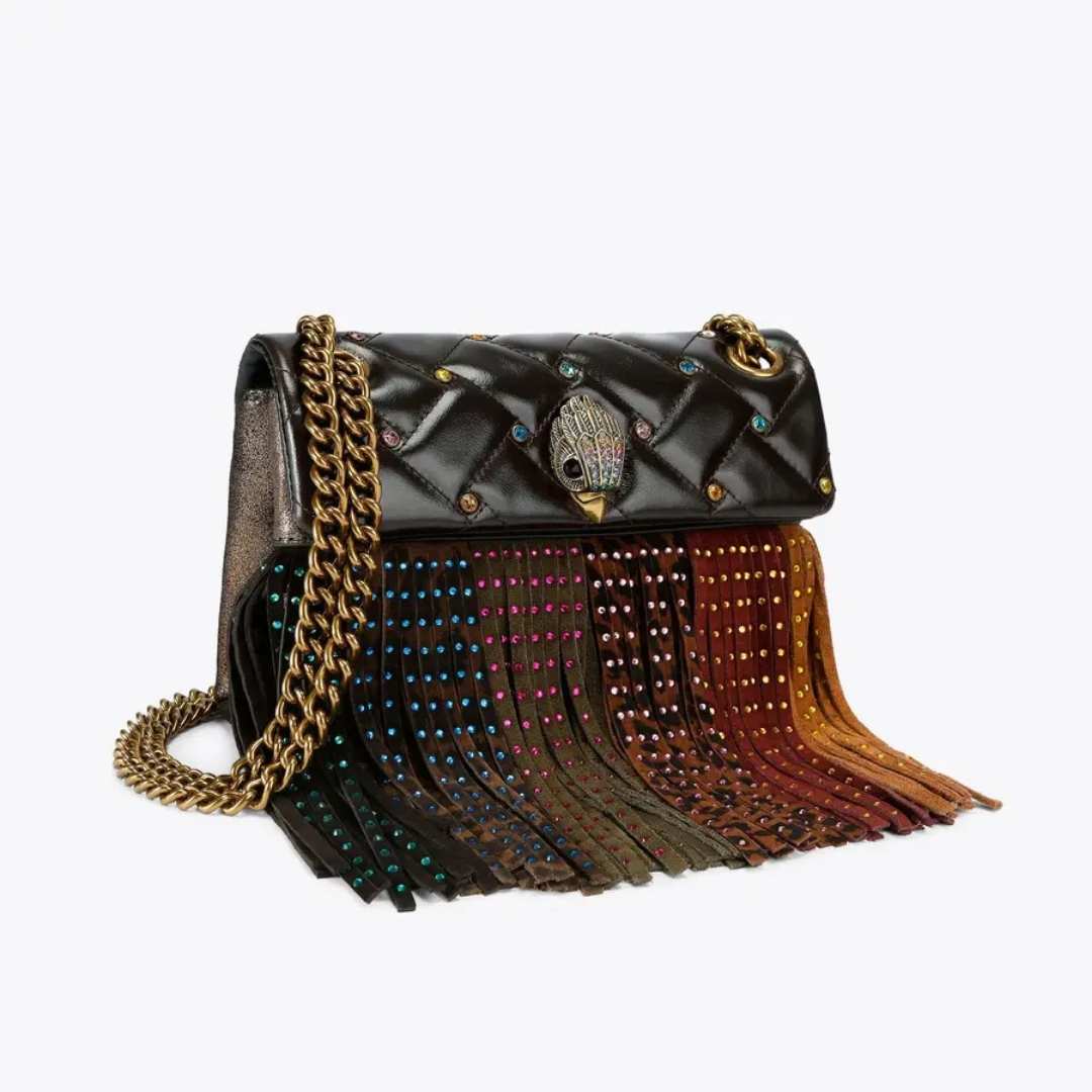 Bolso mini con flecos Kensington