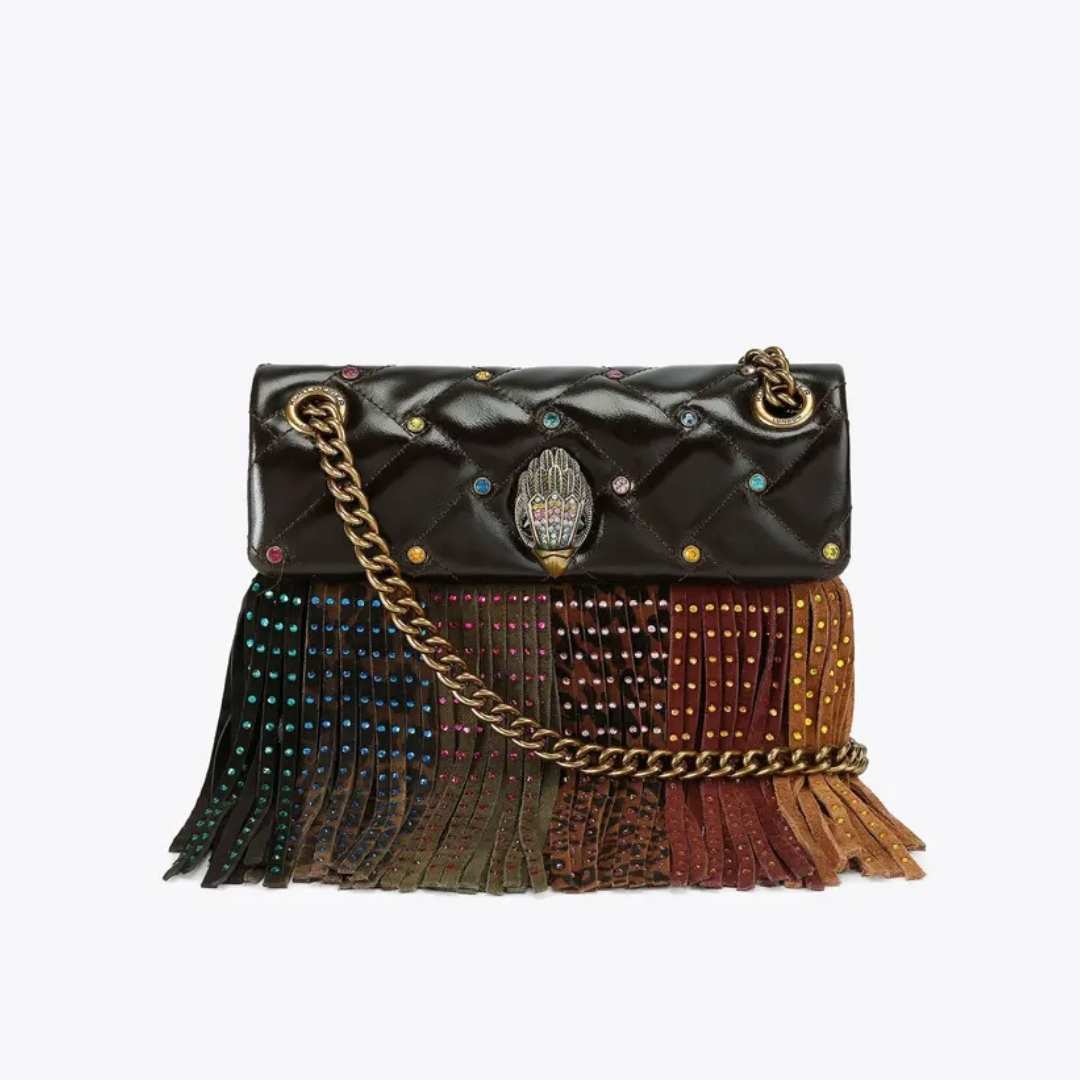 Bolso mini con flecos Kensington