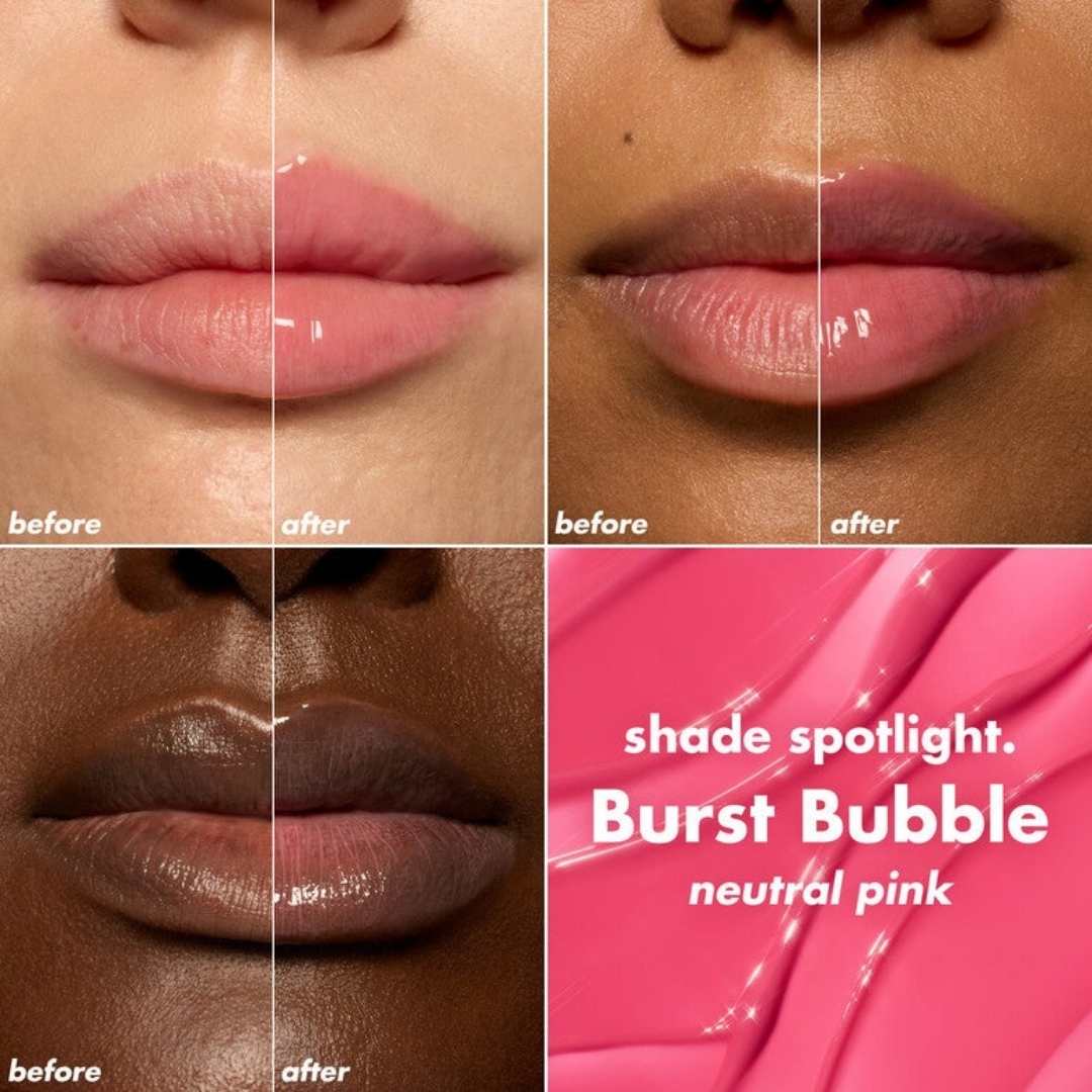 Lip Oil - Burst Bubble Neutral pink