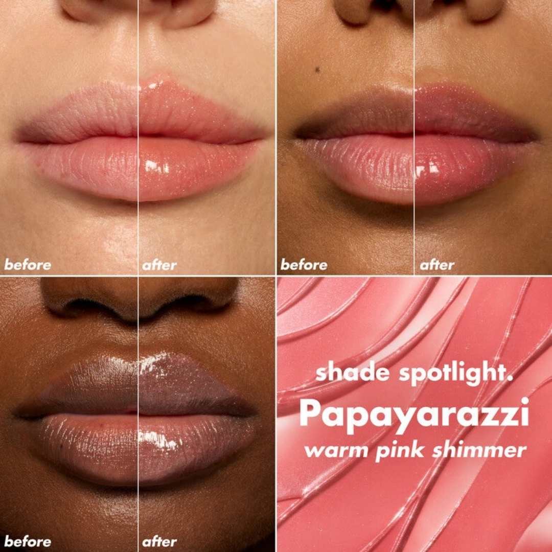 Lip Oil - Papayarazzi Warm pink shimmer
