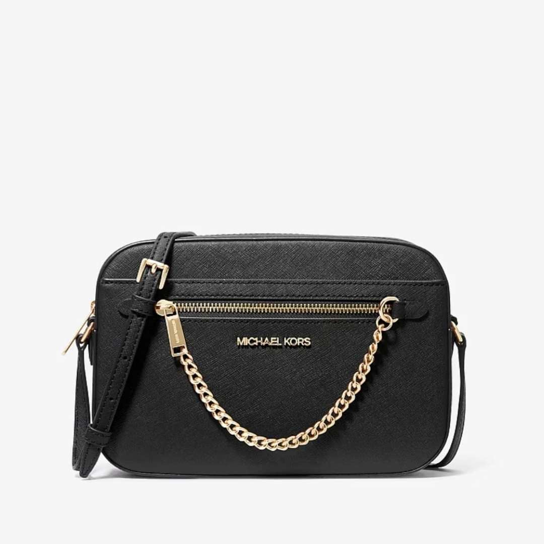 Jet Set negro Crossbody Bag