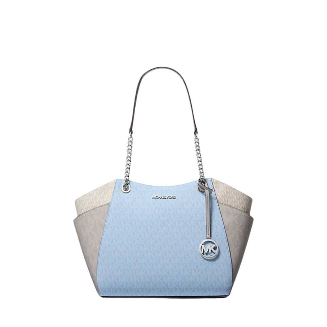 Jet Set piel saffiano bolso al hombro monograma