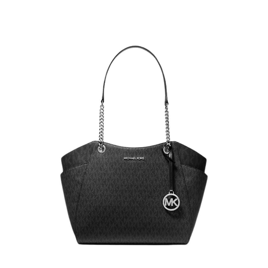 Jet Set piel saffiano bolso al hombro monograma