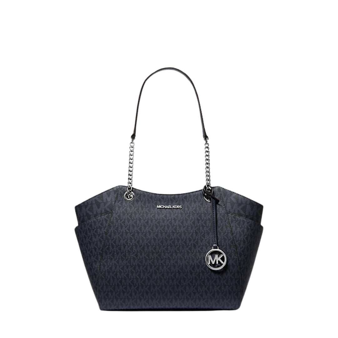 Jet Set piel saffiano bolso al hombro monograma