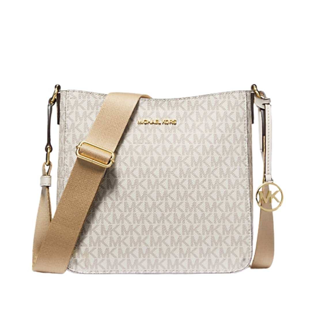 Bolso de mensajero Jet Set pequeño con monograma