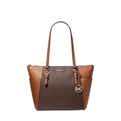 Bolso tote Charlotte grande Zip top monograma