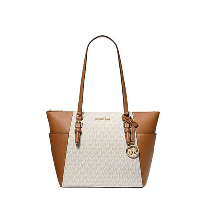 Bolso tote Charlotte grande Zip top monograma