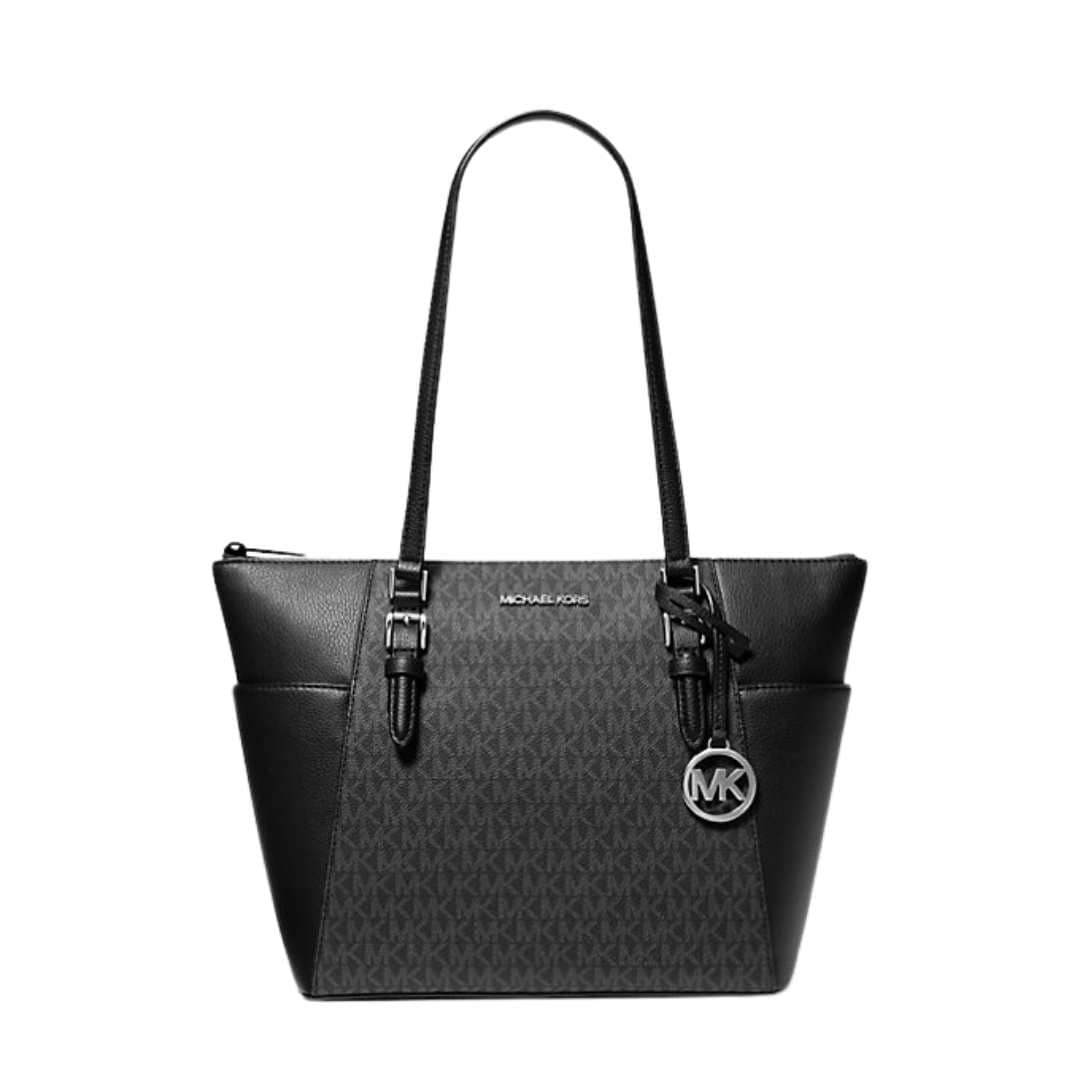Bolso tote Charlotte grande Zip top monograma