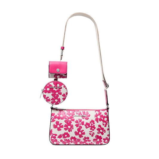 Bandolera Jet Set print floral y estuche para Apple Airpods Pro