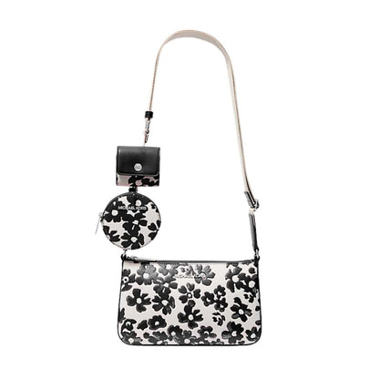 Bandolera Jet Set print floral y estuche para Apple Airpods Pro