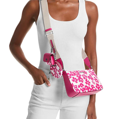 Bandolera Jet Set print floral y estuche para Apple Airpods Pro