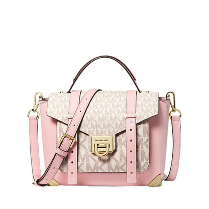 Manhattan satchel mediana en piel.