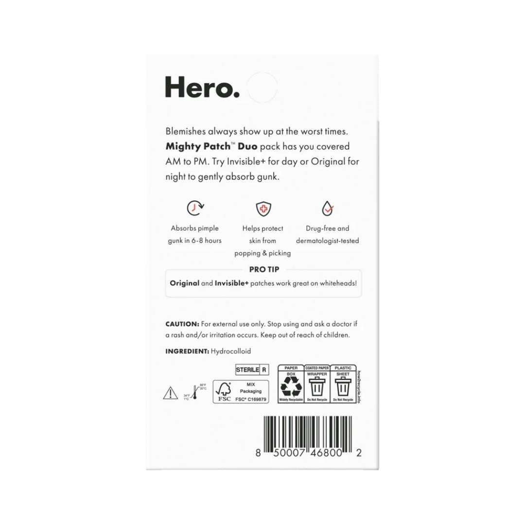 Hero Mighty Patch duo 12 unidades