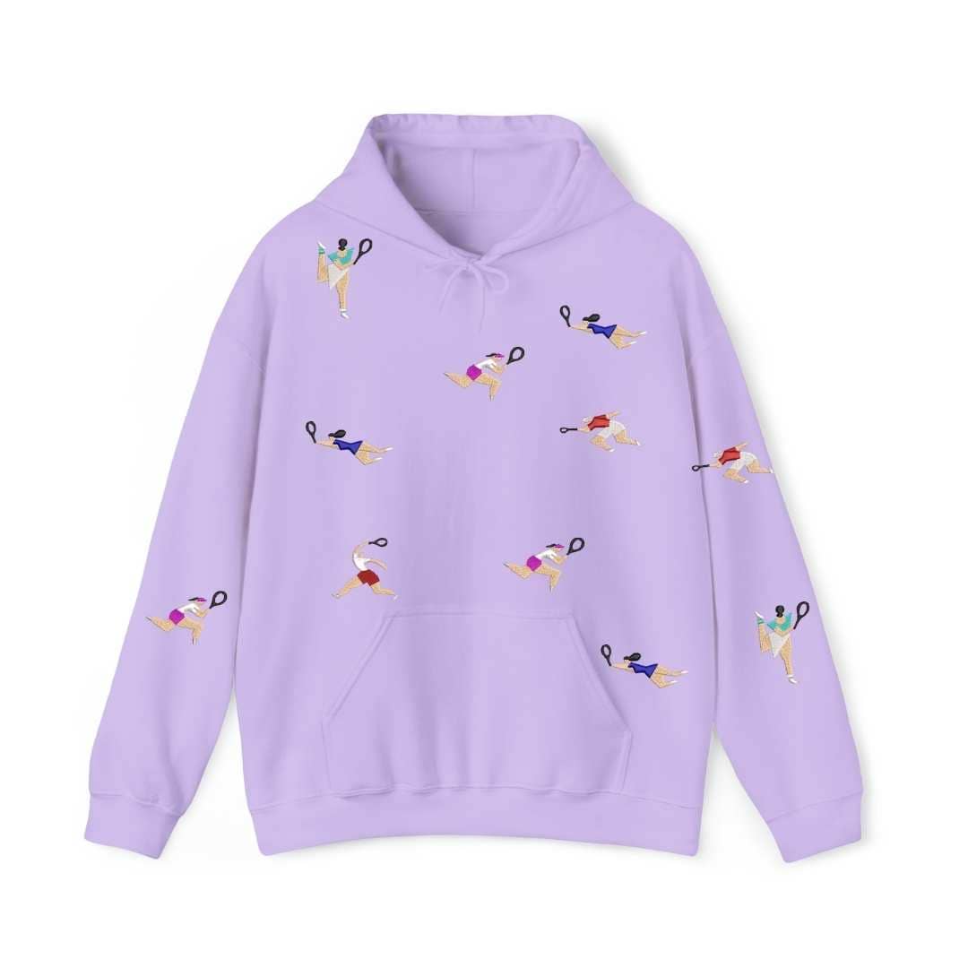 Sudadera cuello redondo mezcla pesada con Bordado "Tennis Citizen II"
