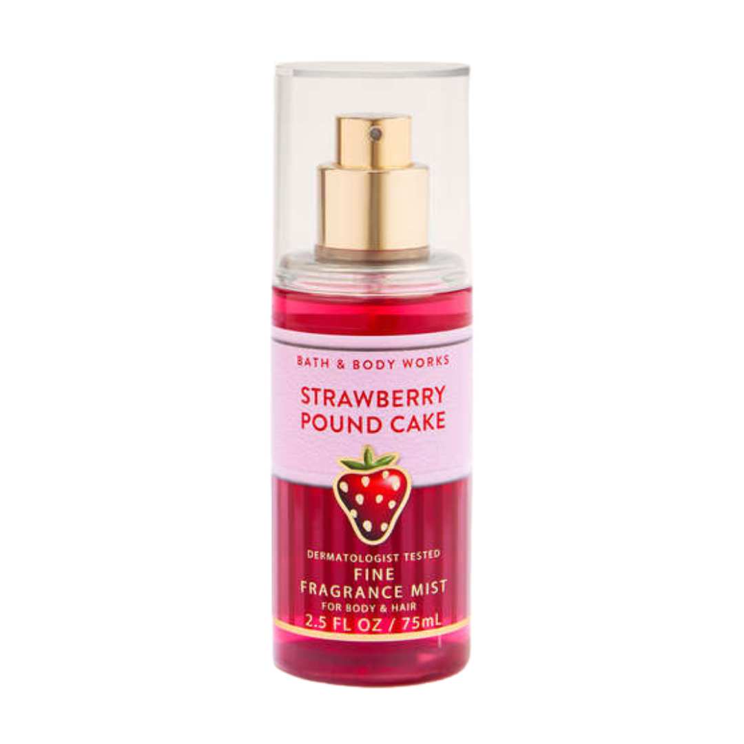 Strawberry Pound Cake  -  MINI Body mist 75ml.