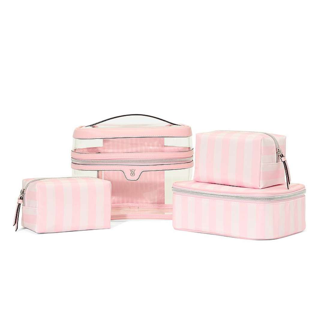 Neceser para maquillaje - Set 4 piezas Clásico rosa