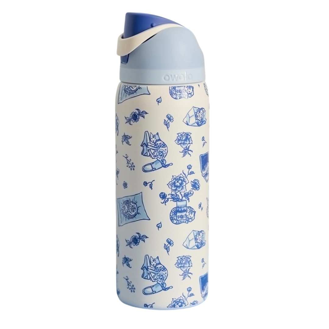 Owala Exclusive Print Gatitos azul - 32 oz