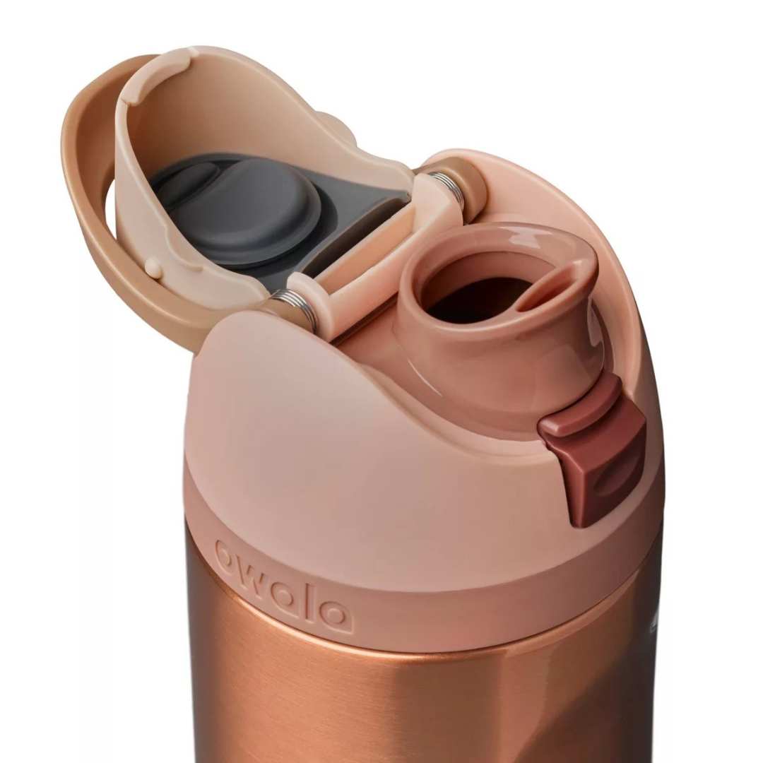 Owala FreeSip 24 oz Water Bottle - Rose gold