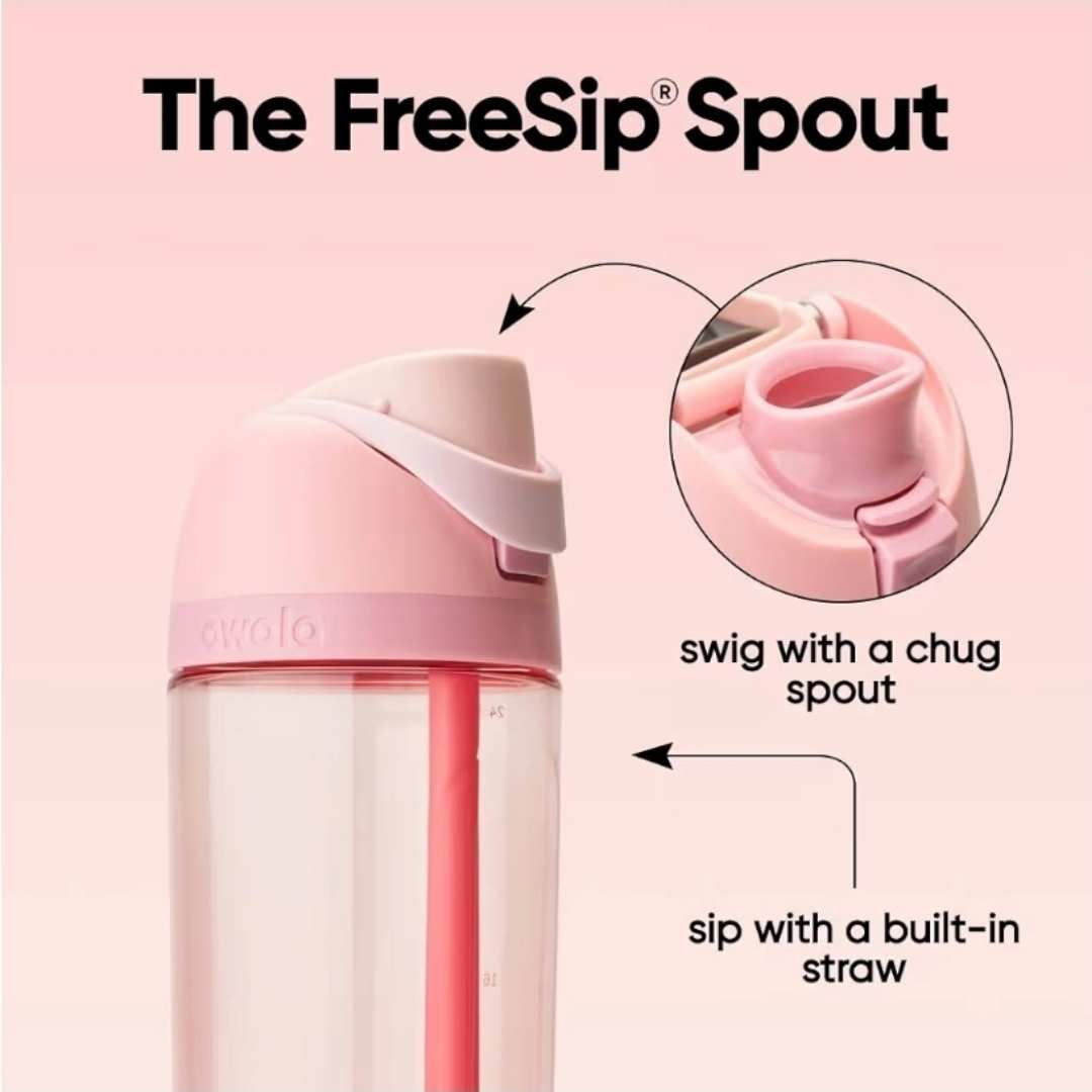 Owala FreeSip 25 oz Water Bottle - Pink