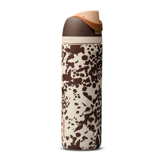 Owala FreeSip 24 oz Water Bottle - Cow print