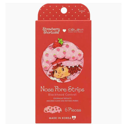 Célavi X Set de tiras para los poros de la nariz Strawberry Shortcake