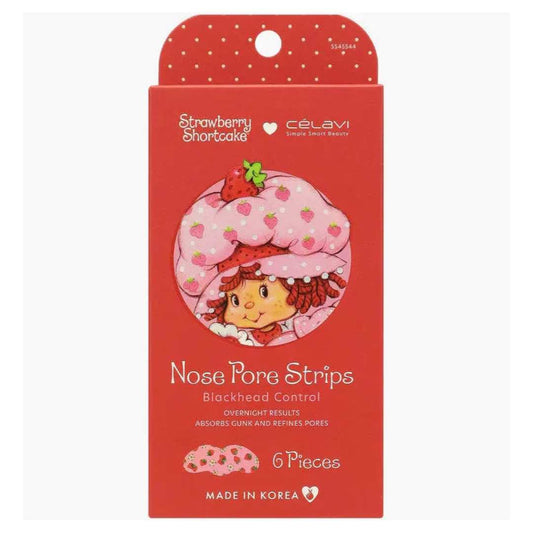 Célavi X Set de tiras para los poros de la nariz Strawberry Shortcake