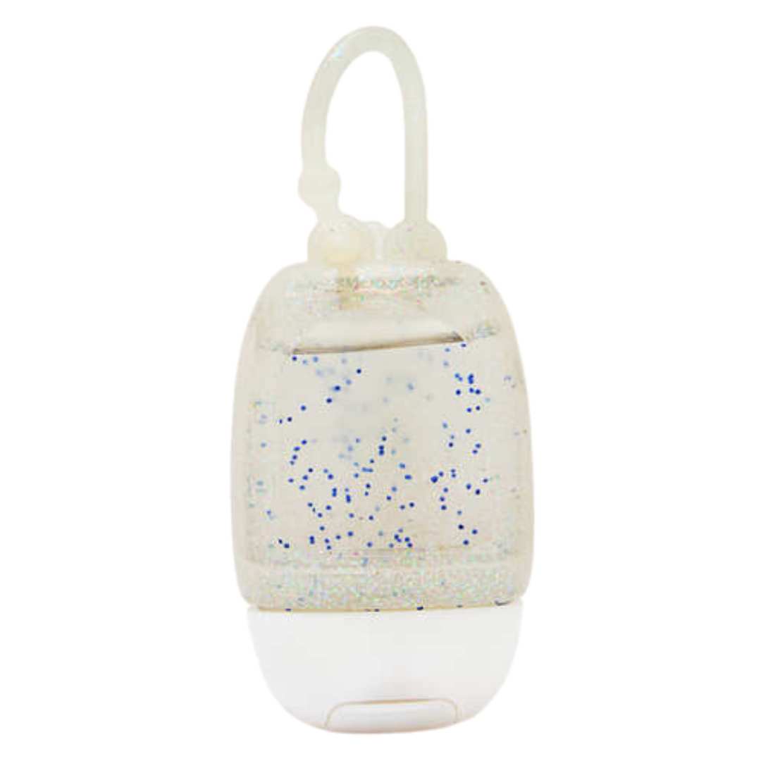 White Glitter Holder gel.