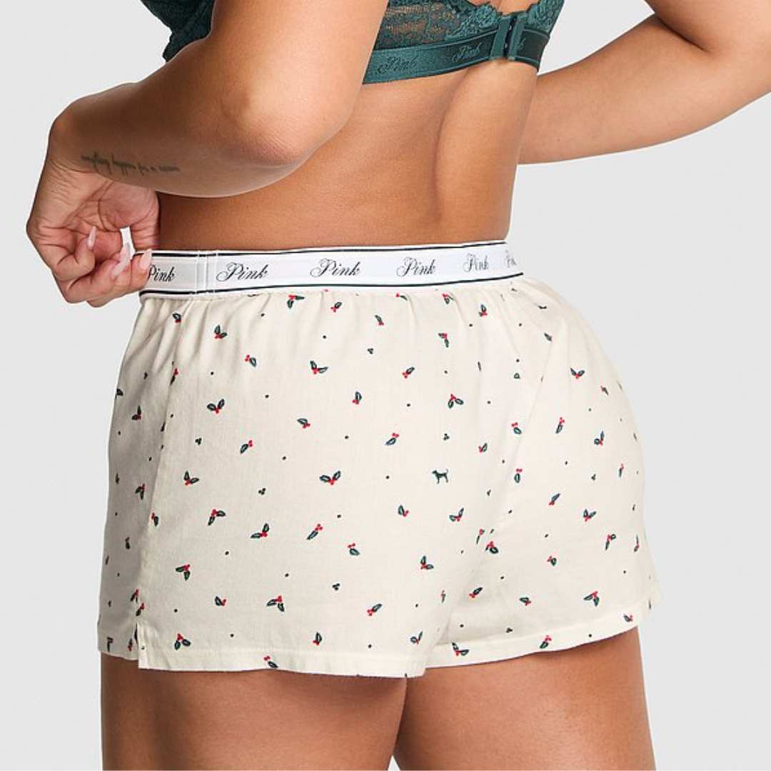 Silky Sleep Boxy Pajama Shorts - Winter White