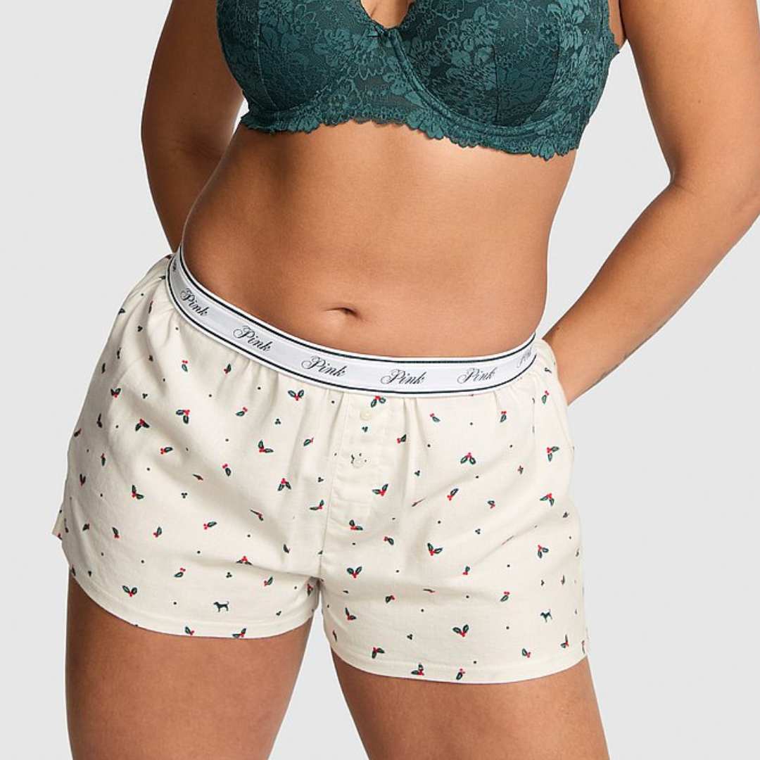 Silky Sleep Boxy Pajama Shorts - Winter White