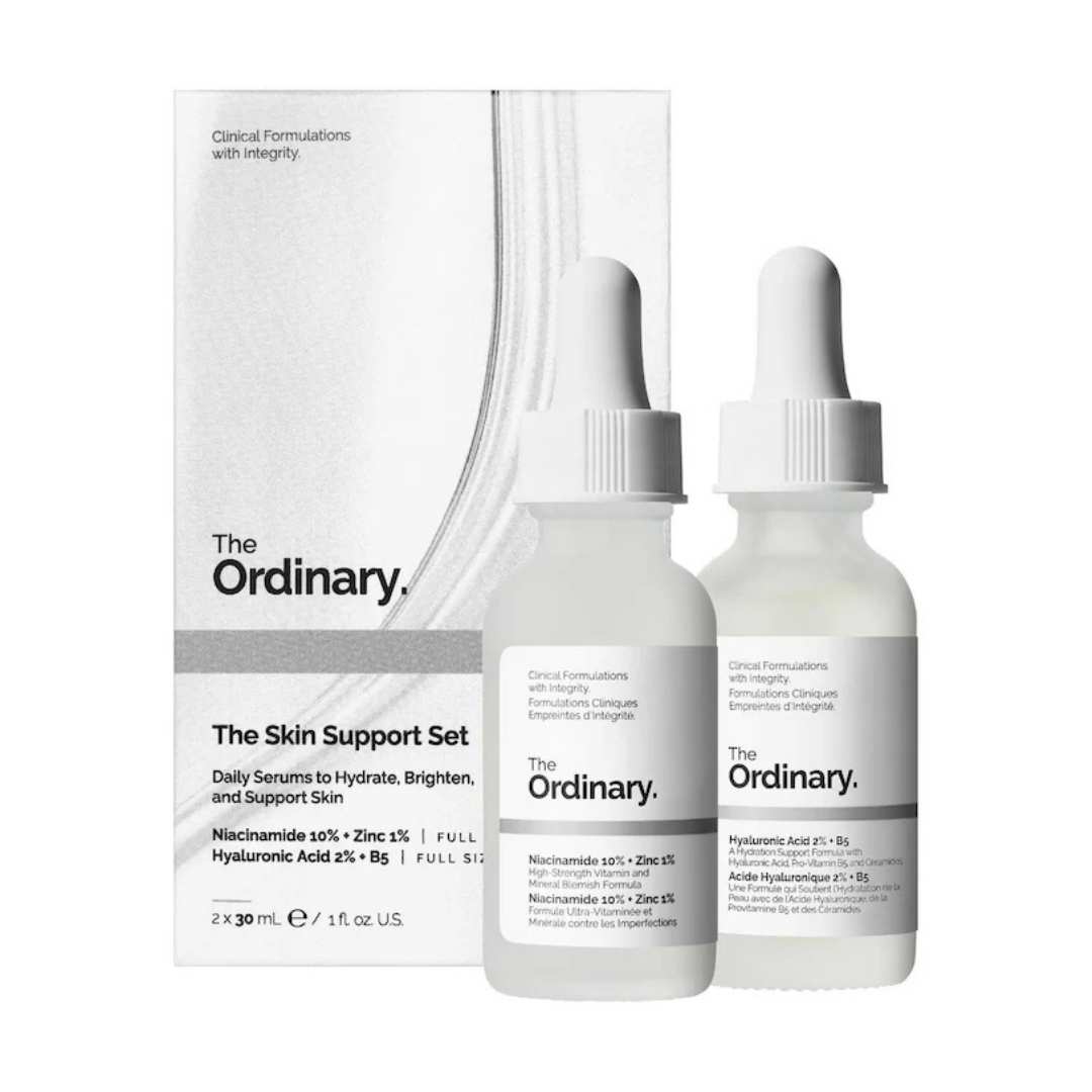 The Skin Support Set  Niacinamide + Hyaluronic Acid
