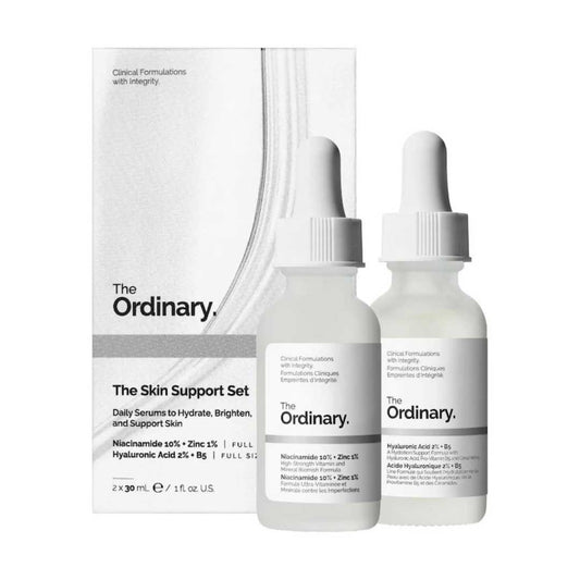 The Skin Support Set  Niacinamide + Hyaluronic Acid