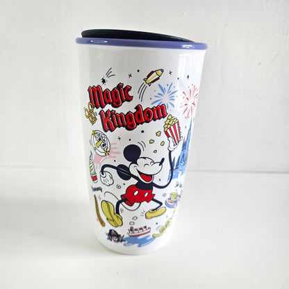 Vaso Star bucks de porcelana Magic Kingdom blanco