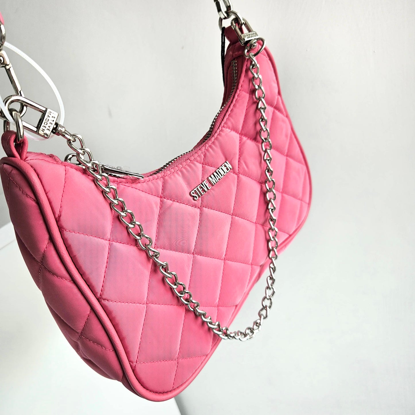 Crossbody acolchada rosa