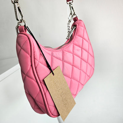 Crossbody acolchada rosa