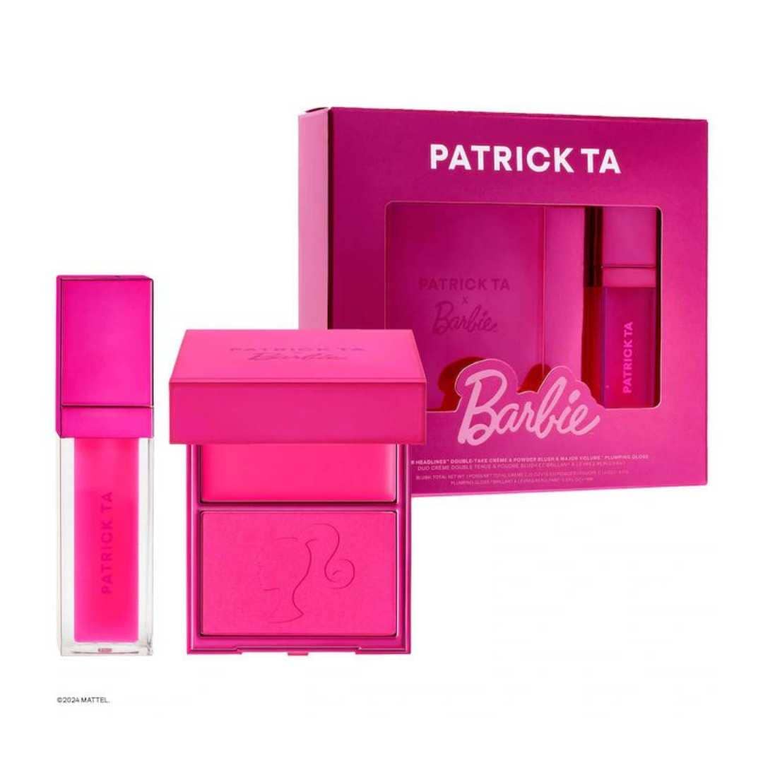 Patrick Ta x Barbie Blush Duo and Lip Plumper Set