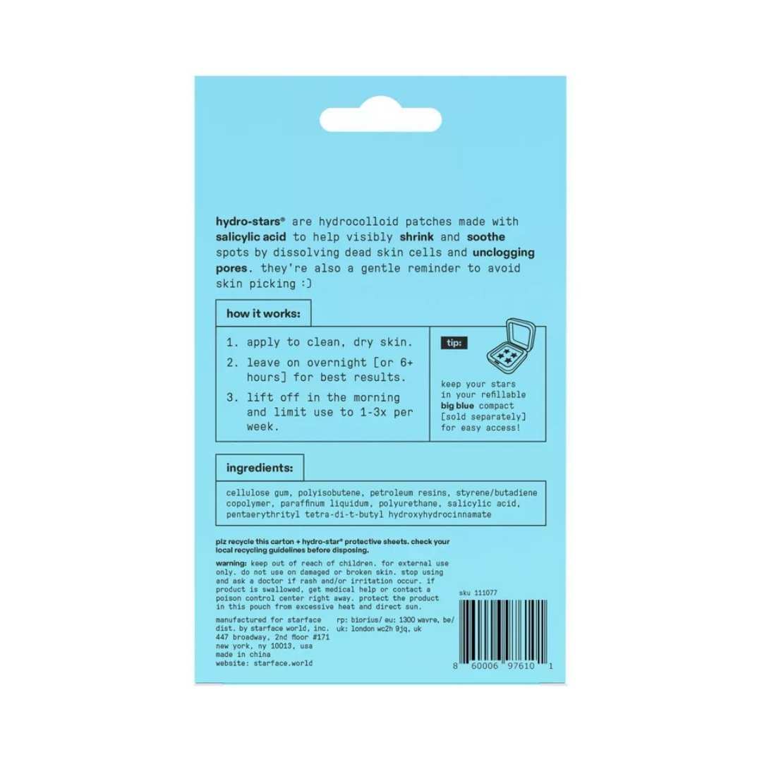 Starface Hydro-Star Set de parches hidrocoloides Azul 32 pz