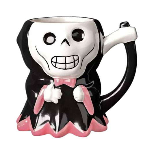 Taza de loza con la Parca de Halloween 430 ML