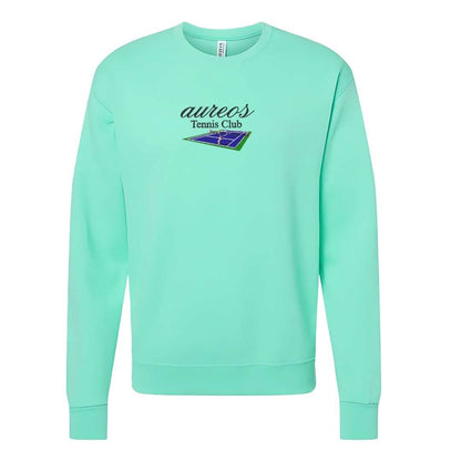 Sudadera cuello redondo mezcla pesada con Bordado "Aureos Tennis Club"