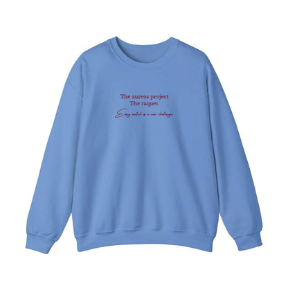 Sudadera cuello redondo mezcla pesada con Bordado "The Raquet"