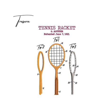 Sudadera cuello redondo mezcla pesada con Bordado "The Raquet"
