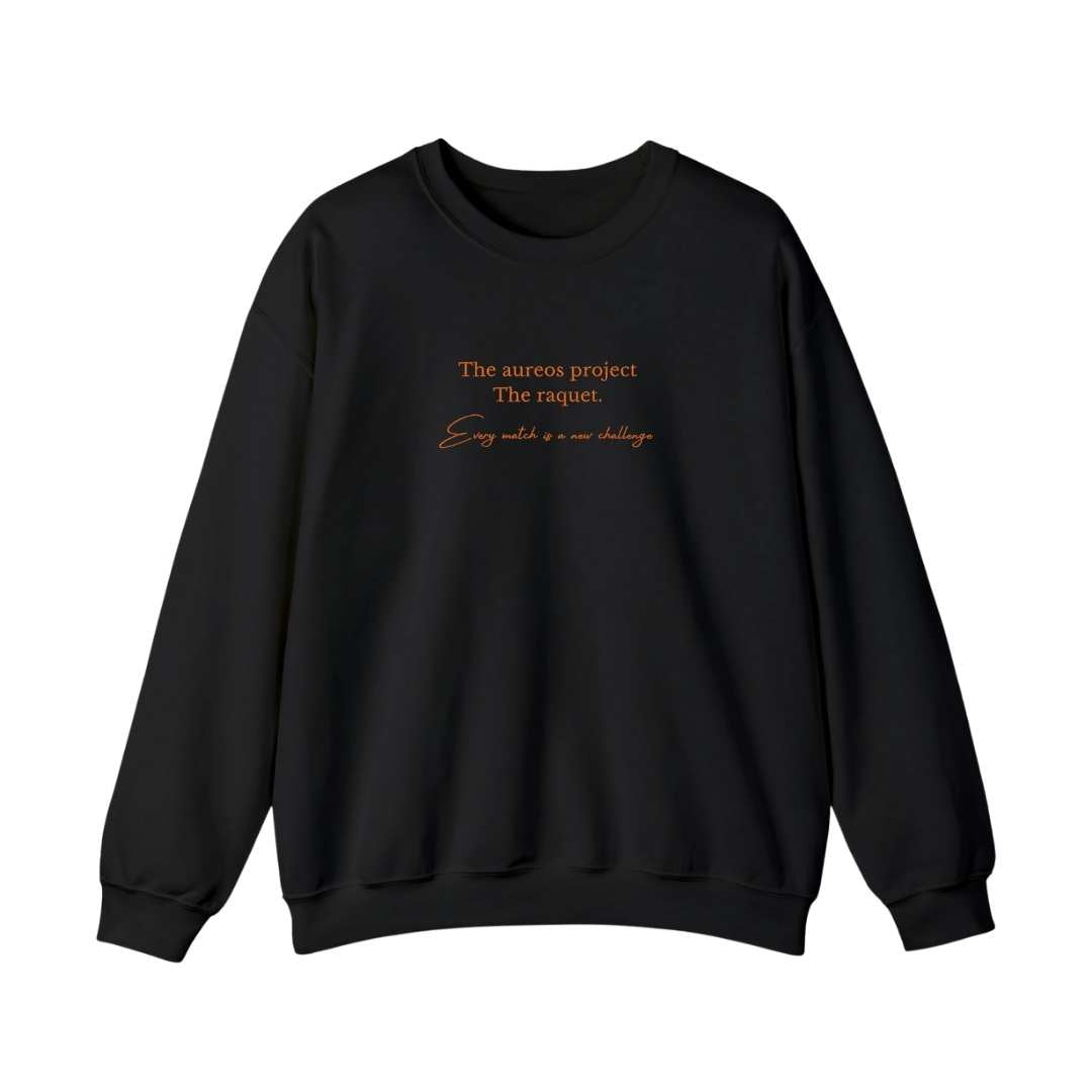 Sudadera cuello redondo mezcla pesada con Bordado "The Raquet"