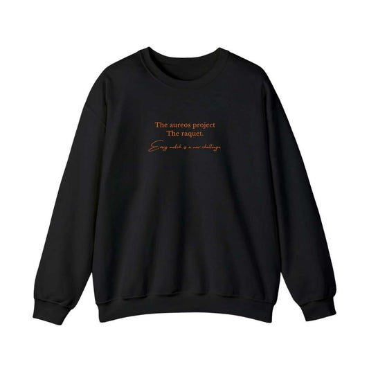 Sudadera cuello redondo mezcla pesada con Bordado "The Raquet"